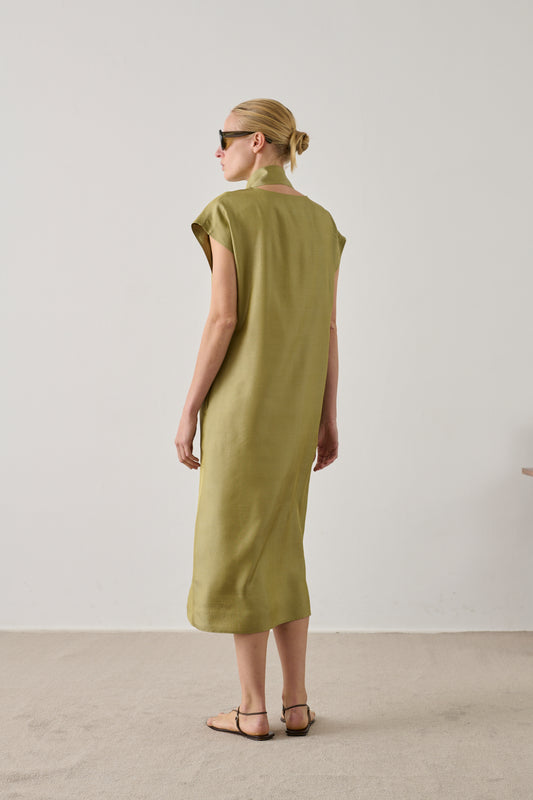 Robe Iberis - Cardamome - Soie - Femme