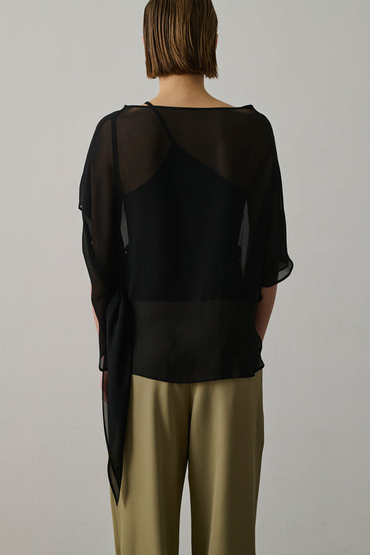 Blouse Françoise - Noir - Viscose - Femme
