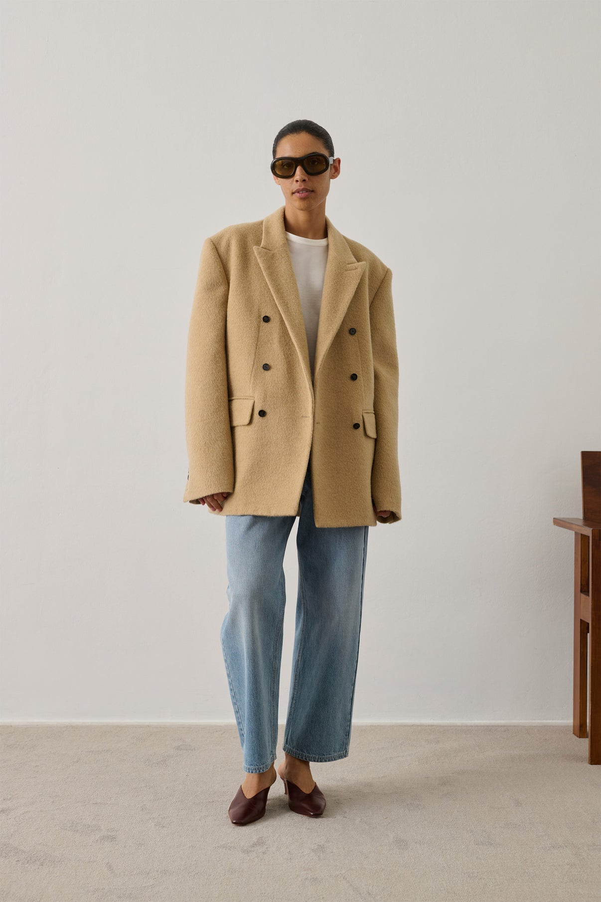 Manteau Helga - Beige - Coton - Femme vue 1