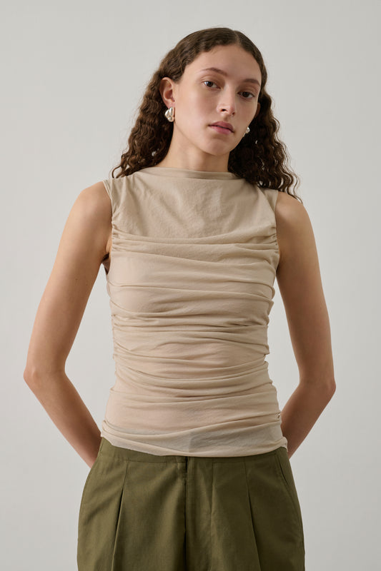 Tee-Shirt Irina - Mastic - Femme