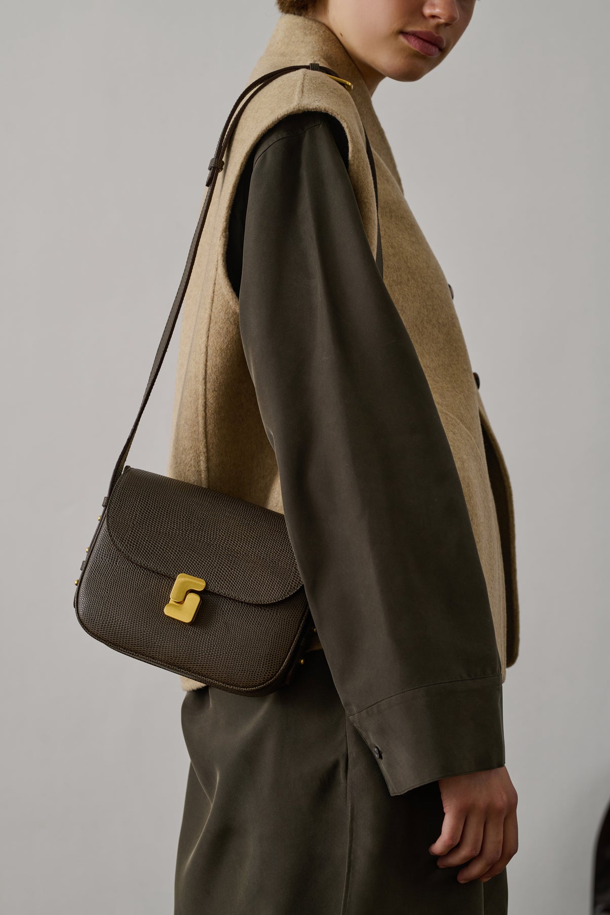 Blouson Adeline - Beige Chiné - Laine - Femme vue 2