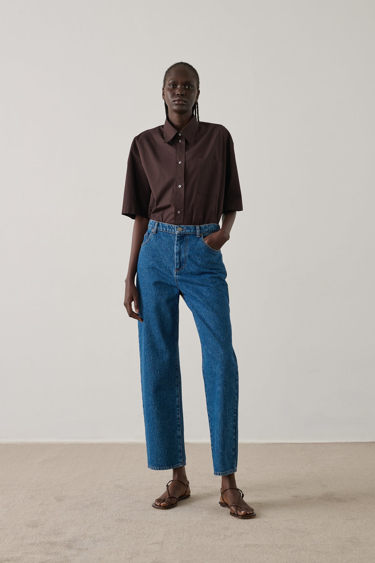 Jean Barnabe - Bleu - Denim - Femme vue 5