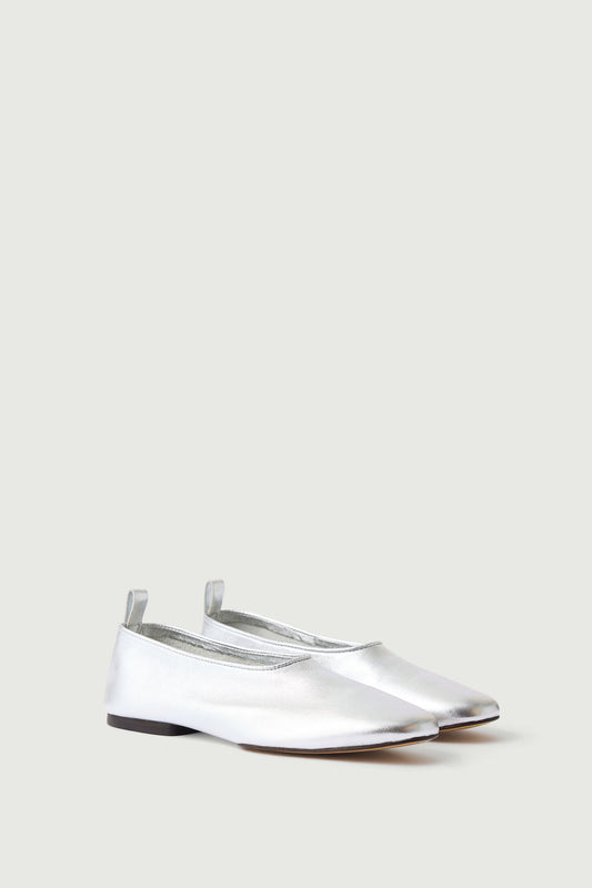 Ballerines Bala - Argent - Cuir - Femme